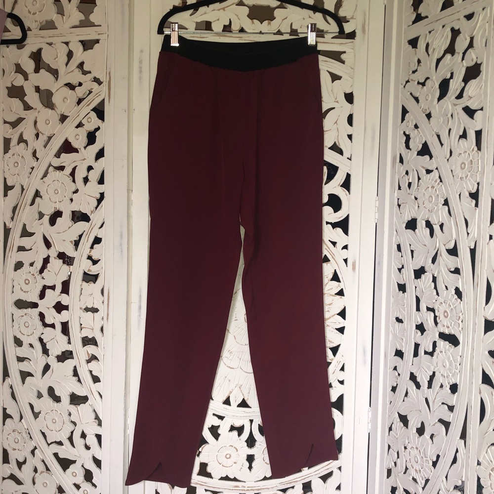 Maroon dress pant